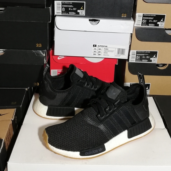 ADIDAS NMD_R1 MEN'S US SIZE 9.5 LIKE NEW BARELY WORE "USED ITEM NO BOX" - Picture 5 of 12